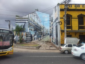 eine Straßenszene in Brasilien