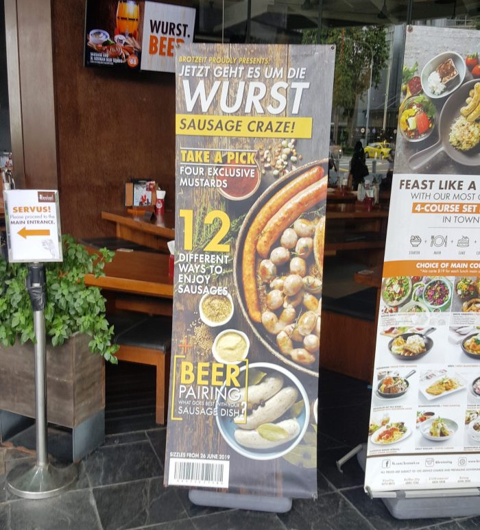 Wurst-Plakat